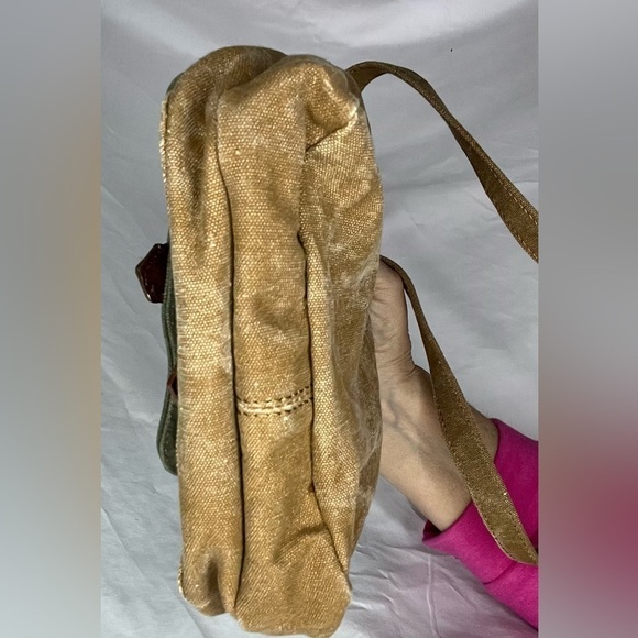 Mona B Oakley Bag, Natural Crossbody, Sz 10”x8”x3”, Sturdy Canvas Bag, NWOT, T5 - Picture 8 of 10